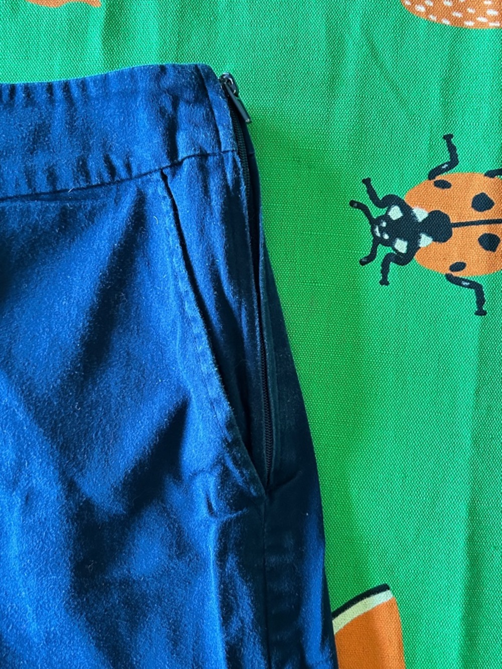 Modcloth High Waist Shorts - Blue - Picture 3 of 4